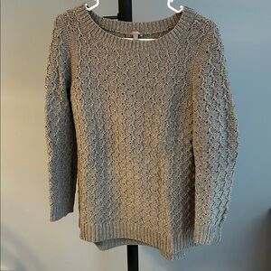 Talbots Sweater Womens Small Petite Gray Long Sleeve